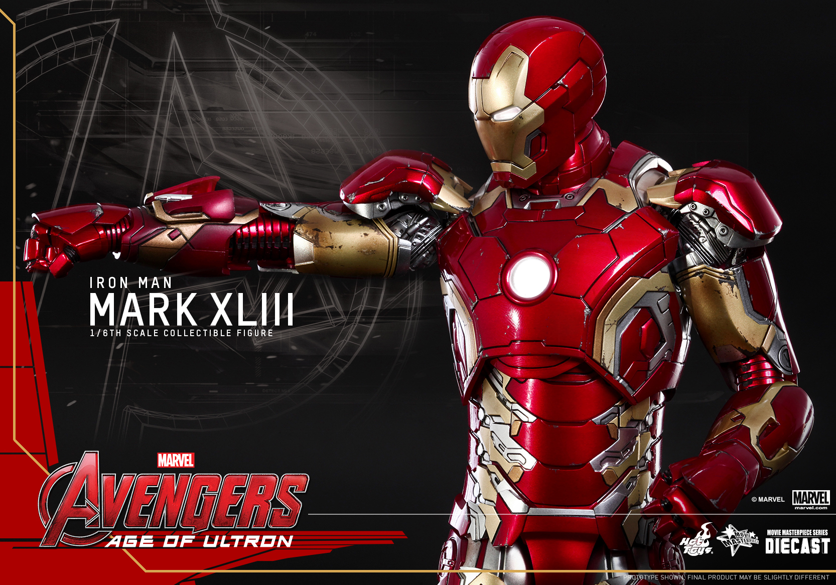 Hot Toys - Avengers Age of Ultron - Mark XLIII Collectible Figure_PR17