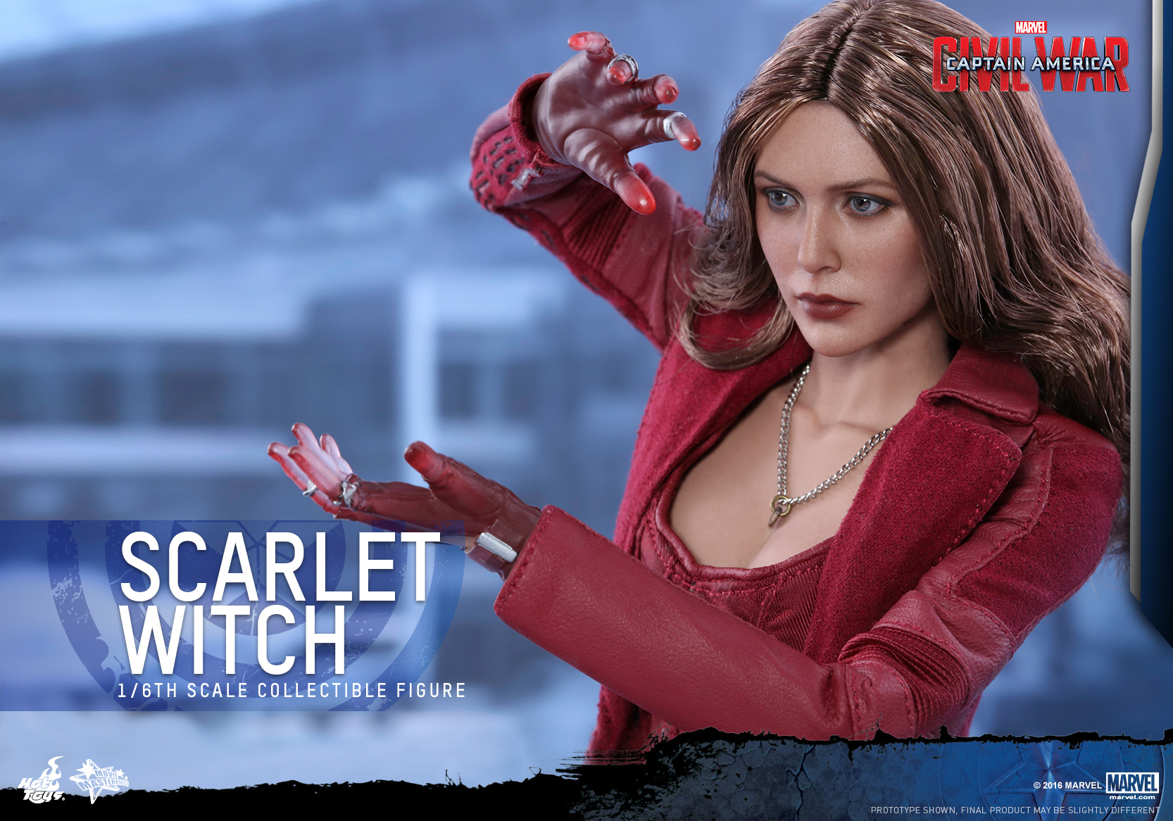 Scarlet Witch  #26 Captain America Civil War Trading Card Elizabeth Olsen