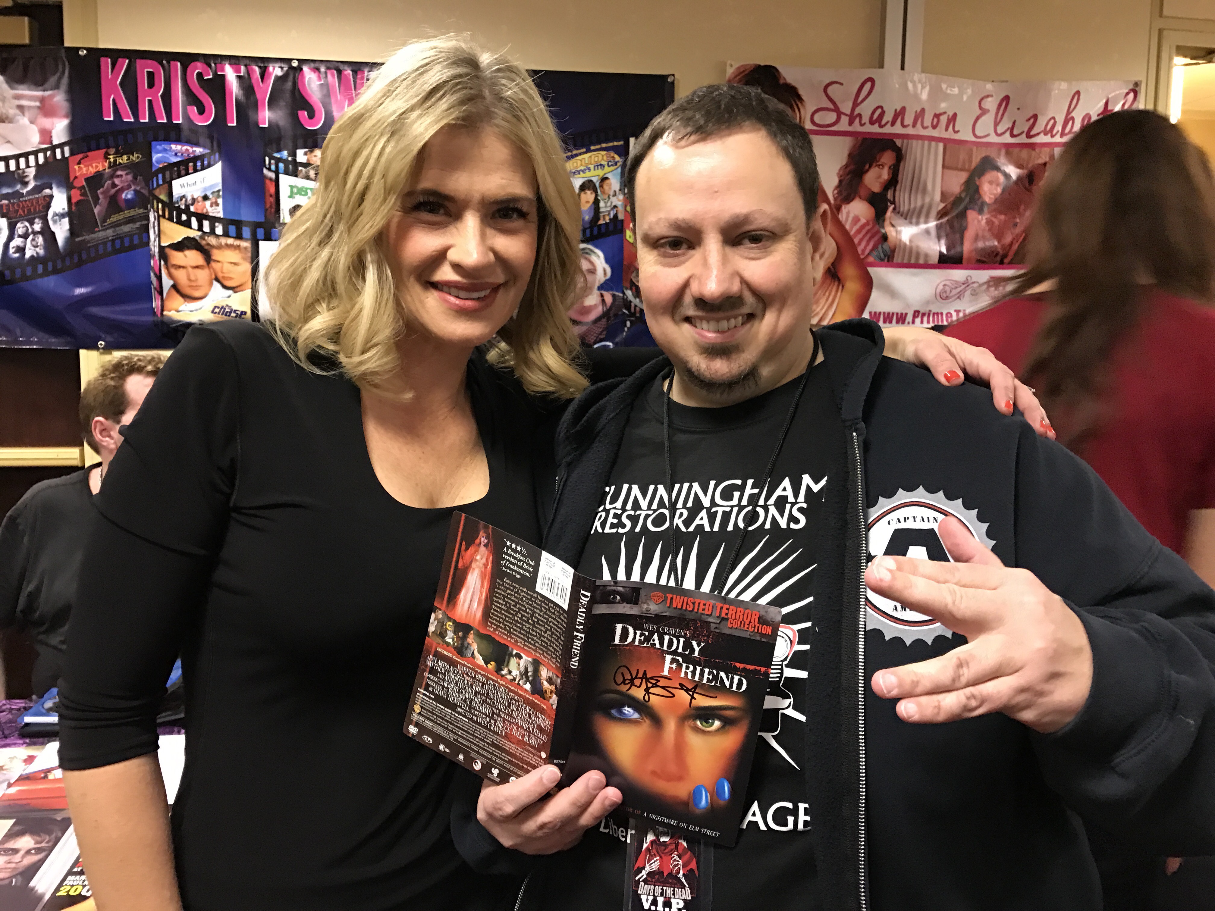 Kristy Swanson and Arnie Carvalho at Days of the Dead Chicago